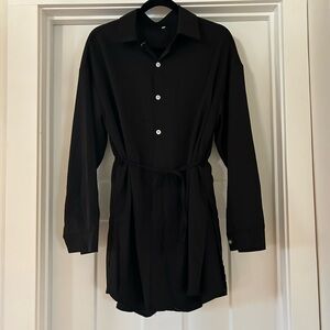 Chic Black Women's Button Down Shirt
